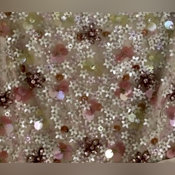 BHLDN Syrah Floral Sequin Embellished Dress - Picture 7 of 12